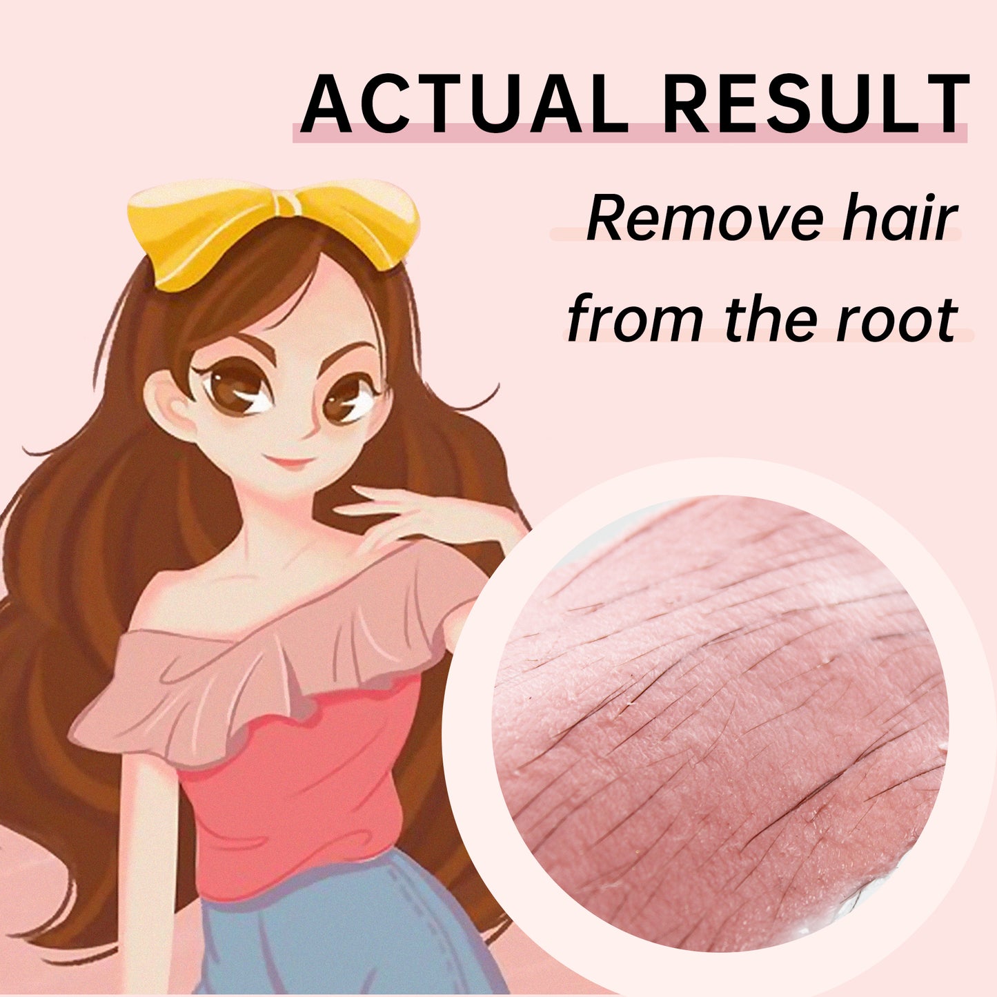 Wax Blocks for Hair Removal Sensitive Skin with Rose Formula, Perfect for Full Body, Facial, Brazilian Bikini, and Legs