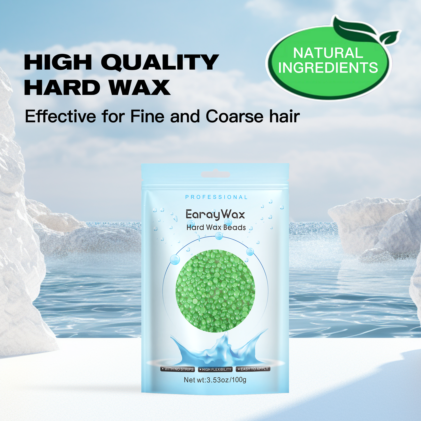 Waxing Kit for Women and Men, Wax Warmer Hair Removal at Home with Beads, Multiple Formulas Target Different Types of Sensitive Skin Body, Brazilian Bikini, Eyebrow, Facial